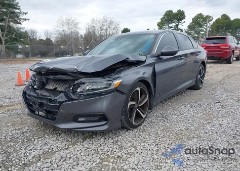2018 Honda Accord Sport from USA, damaged, VIN 1HGCV1F3XJA098005